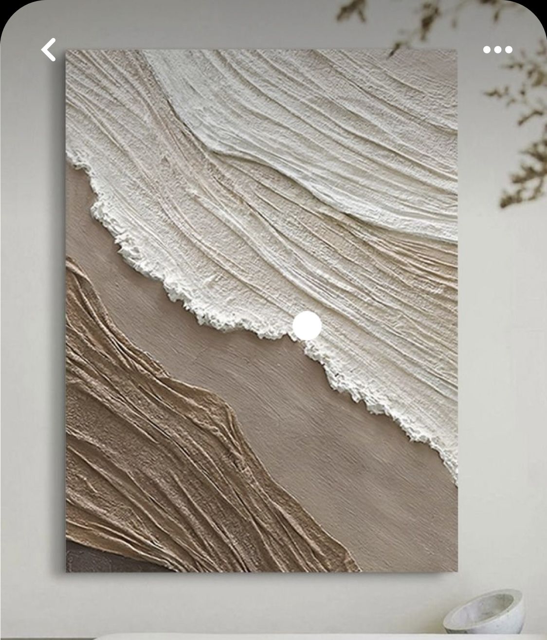 Stille Struktur – Handgemaltes Leinwandbild